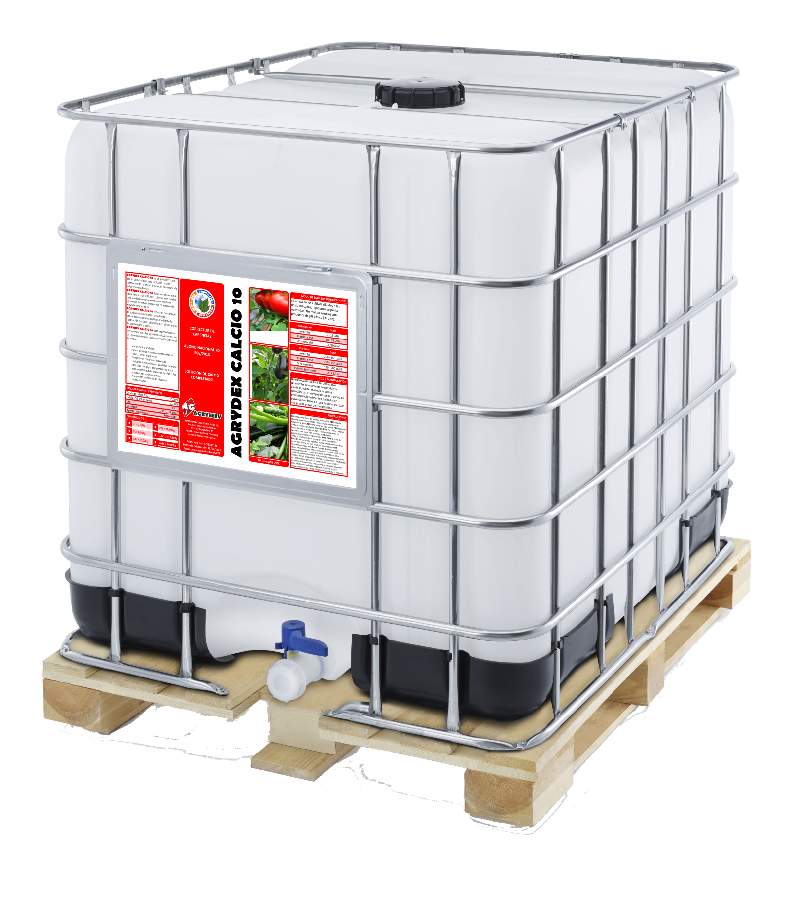 Envase AGRYDEX CALCIO 10