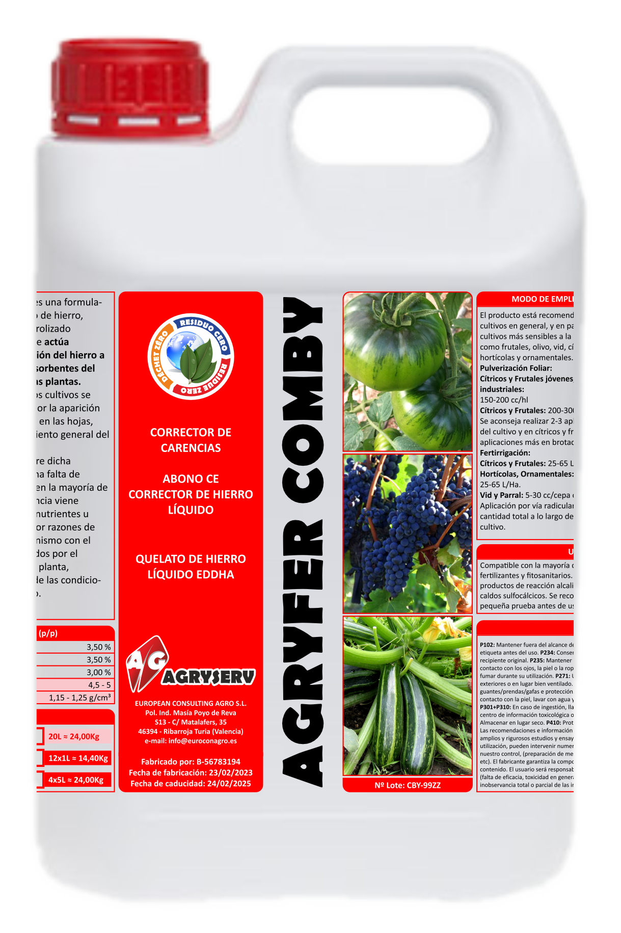 Envase AGRYFER COMBY