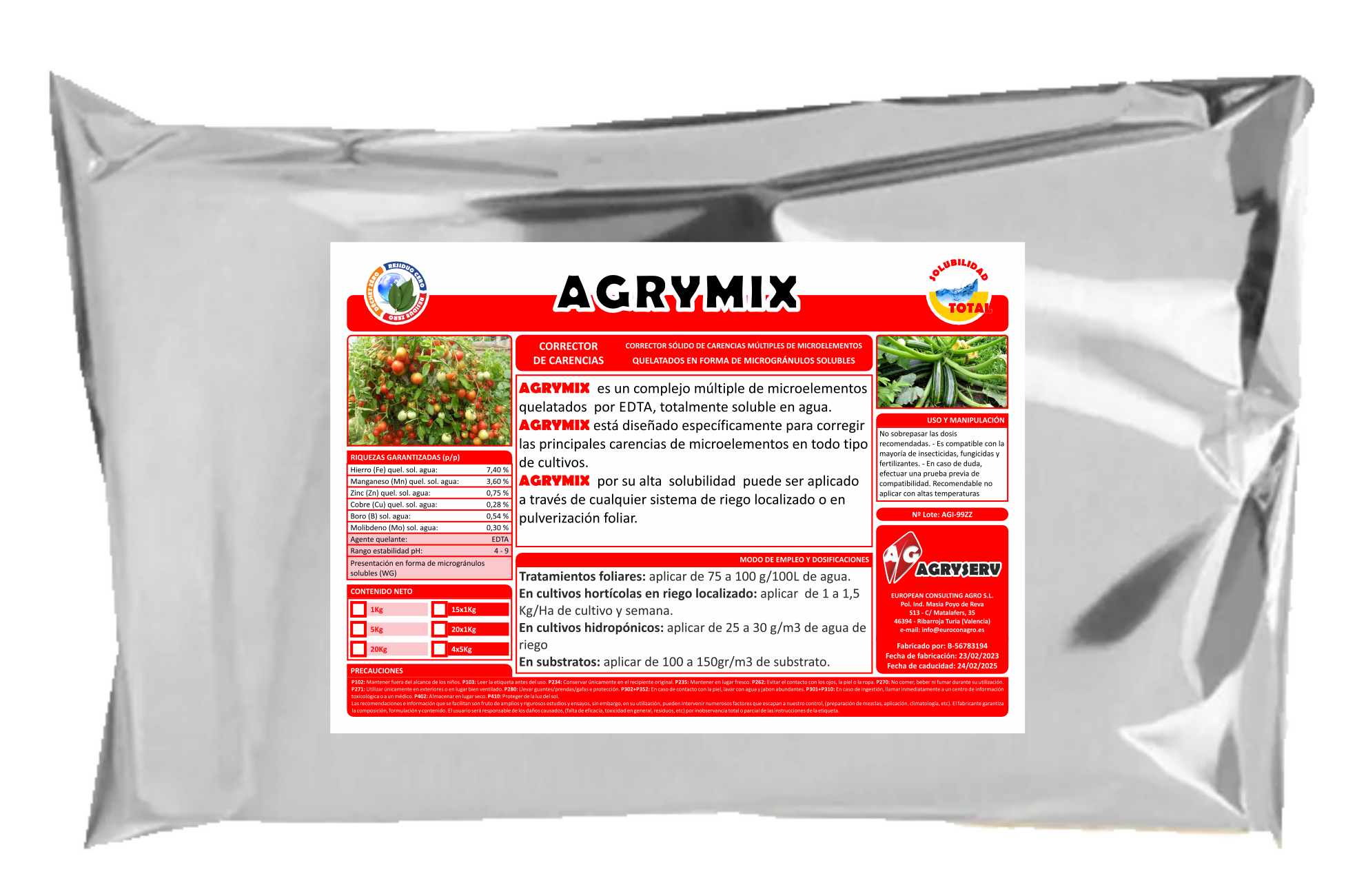Envase AGRYMIX