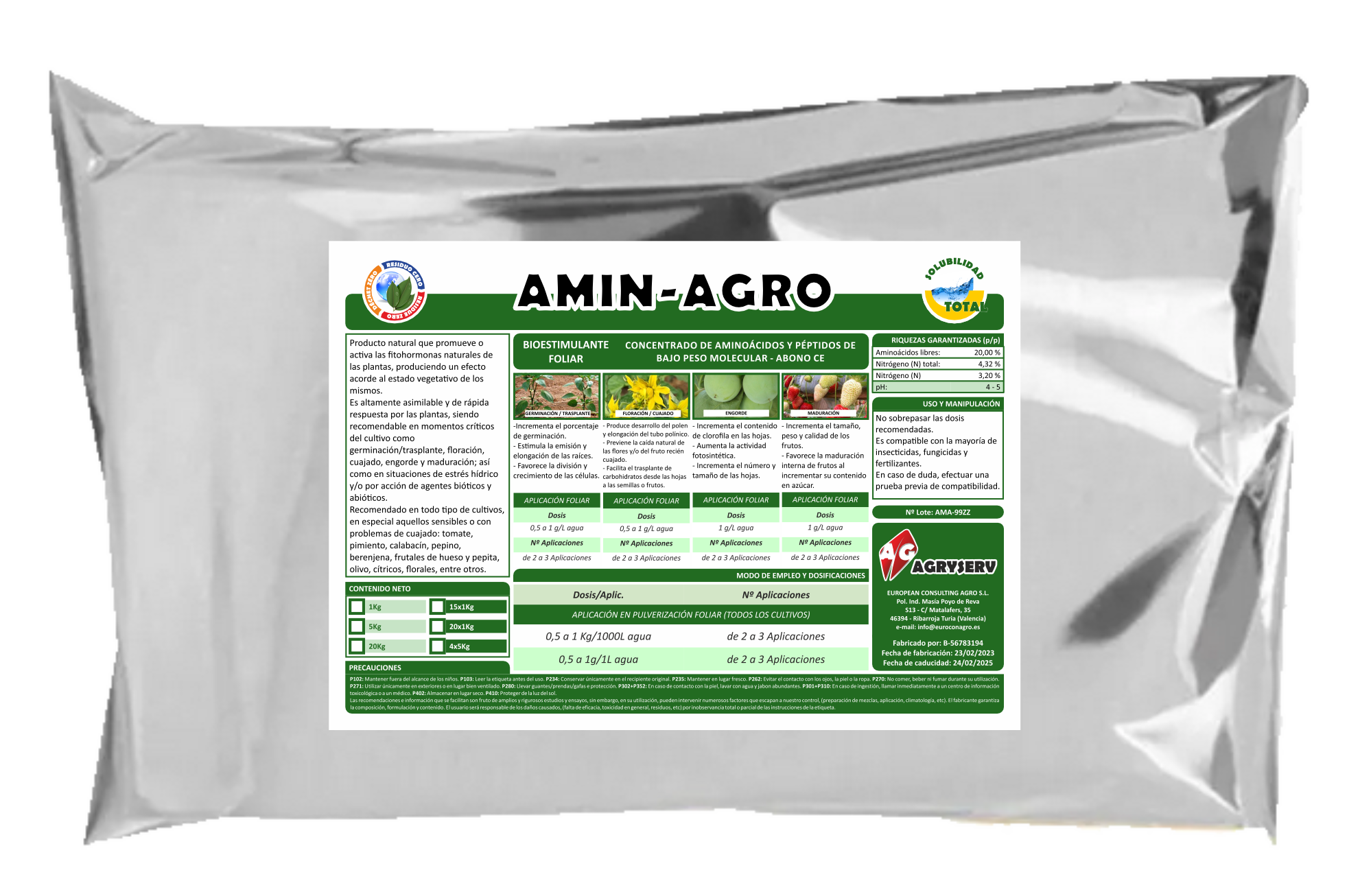 Envase AMIN-AGRO