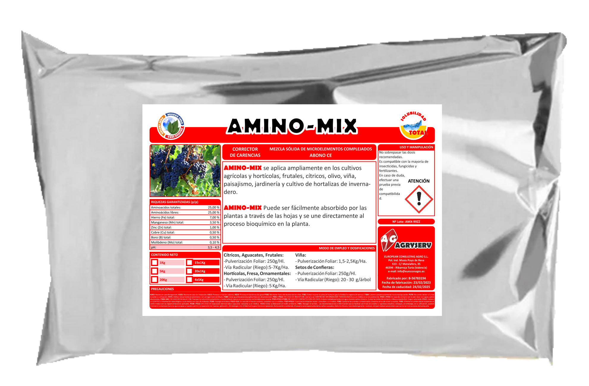 Envase AMINO-MIX