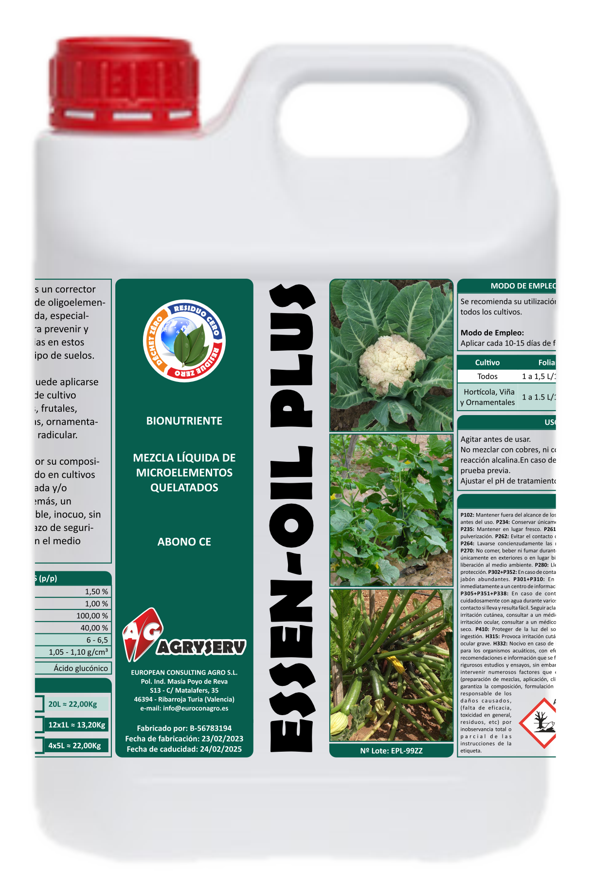 Envase ESSEN-OIL PLUS