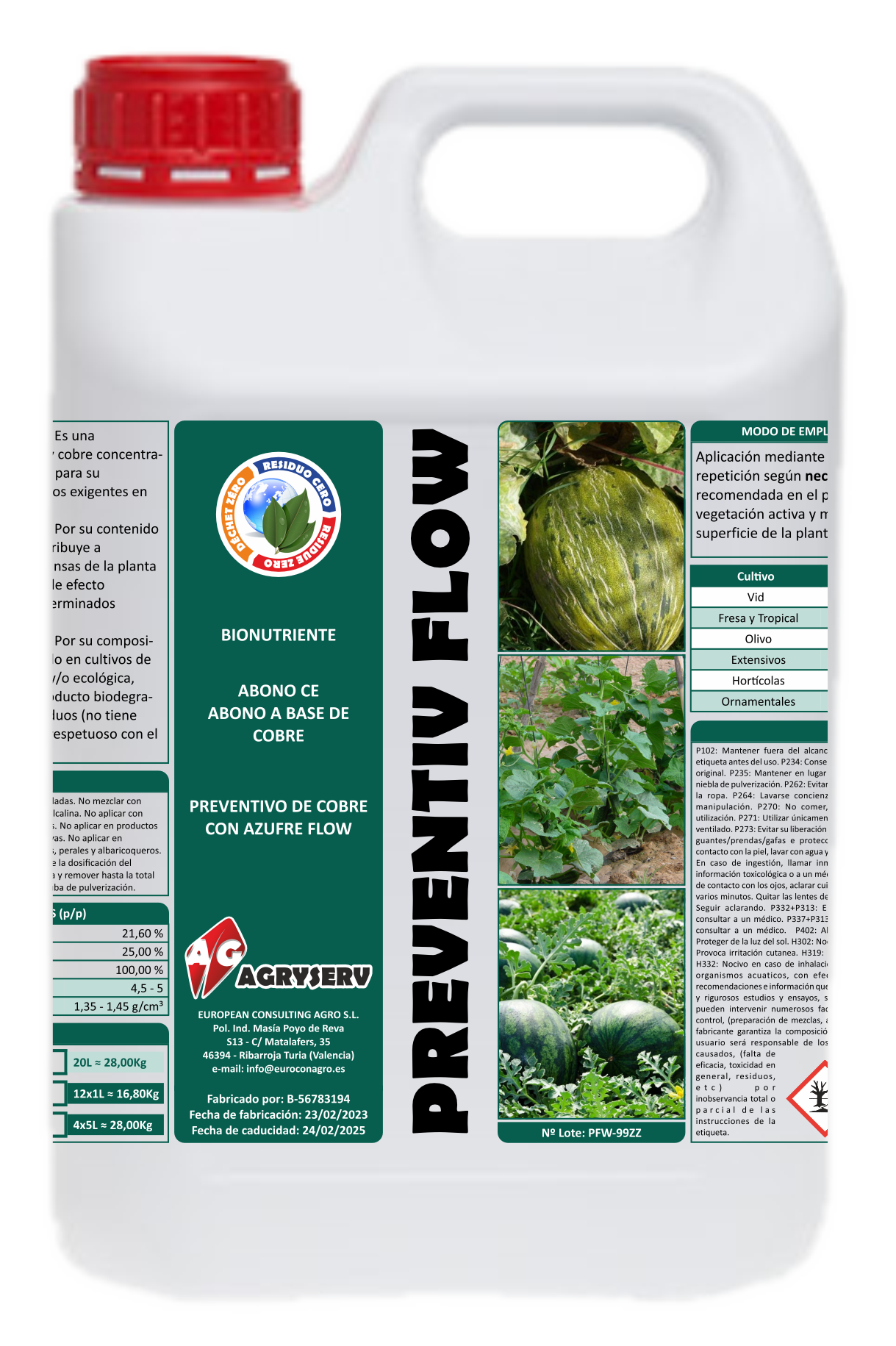 Envase PREVENTIV FLOW